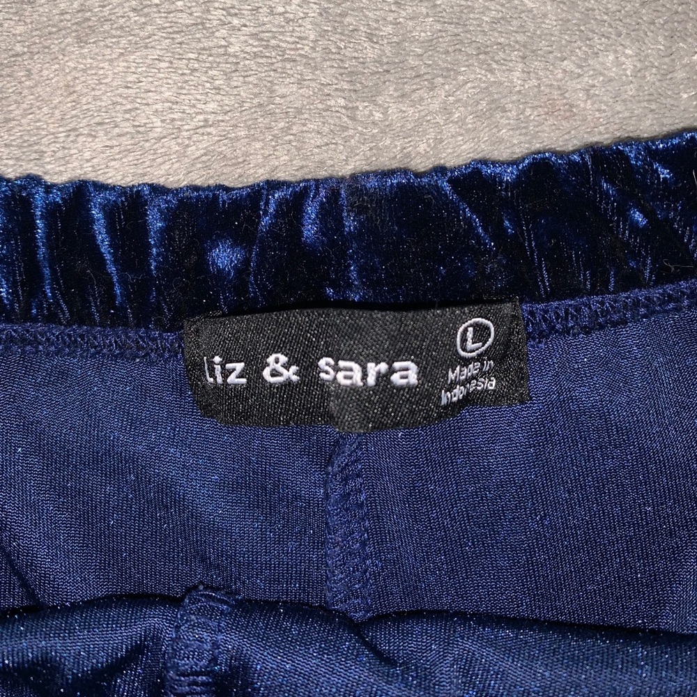 Suede pajama shorts